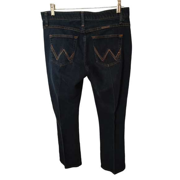 WRANGLER WOMEN'S DARK DYNASTY ULTIMATE RIDING Q-BABY JEANS  11/12x32 - Picture 2 of 7